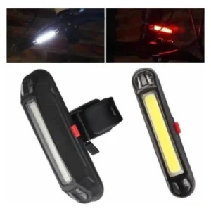 Sinalizador LED Recarregável 100 Lumens Branco e Vermelho
