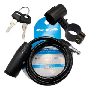 Cadeado Para Bicicleta Gta 6mm X 1000Mm